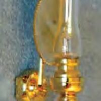 Mirrored Oil Wall Lamp  -  PPJ Miniatures