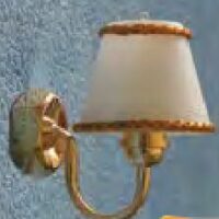 White Shade Wall Lamp  -  PPJ Miniatures