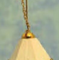 Fancy Shade Ceiling Light  -  PPJ Miniatures