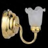 3v Led Tulip Wall Light  -  PPJ Miniatures