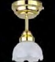 3v Led Piecrust Ceiling Light  -  PPJ Miniatures