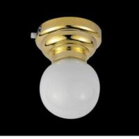 3v Led Ceiling Globe Light  -  PPJ Miniatures