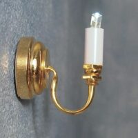 3v Led Candle Wall Light  -  PPJ Miniatures