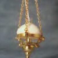 3v Led Hanging Oil Lamp  -  PPJ Miniatures