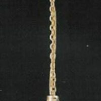 Tiffany Small Hanging Light  -  PPJ Miniatures