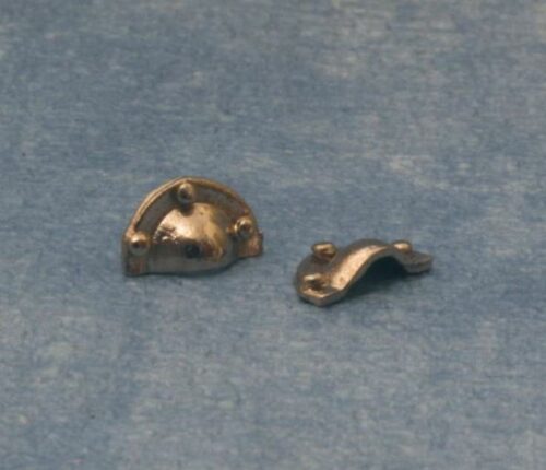 Silver Pull Handles  -  PPJ Miniatures