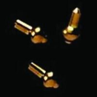 3mm Brass Knob Pk4  -  PPJ Miniatures