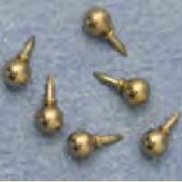Round Door Knobs Pk 6  -  PPJ Miniatures