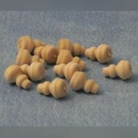 5mm Wooden Handles Pk12  -  PPJ Miniatures