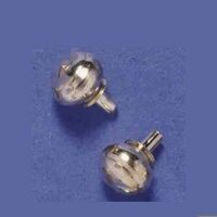 Silver Door Knob 2 Pcs  -  PPJ Miniatures
