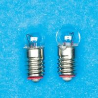 12v Screw Pea  Bulbs Pk 2  -  PPJ Miniatures