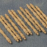 Spindles Pk12 50mm X 3mm  -  PPJ Miniatures