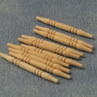 Spindles Pk12 35mm X 4mm  -  PPJ Miniatures