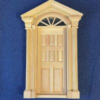 Old English Front Door  -  PPJ Miniatures