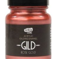Gild Acrylic Enamel Paint Rose  Gold  -  PPJ Miniatures