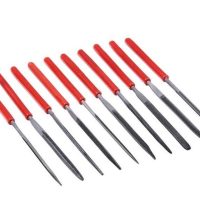 10pc Mini Needle File Set Precision + Wallet  -  PPJ Miniatures