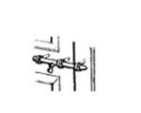 Sliding Door Bolt  -  PPJ Miniatures