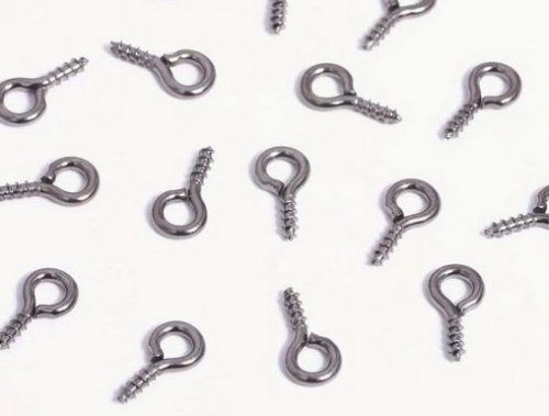 Large Screw In Eyelets Pewter  -  PPJ Miniatures