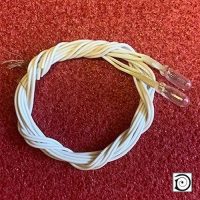 12v Gor Lamp White Wire Pk 6  -  PPJ Miniatures