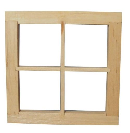 4 Pane Window /frame  -  PPJ Miniatures