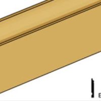 Wood Skirting Board  -  PPJ Miniatures