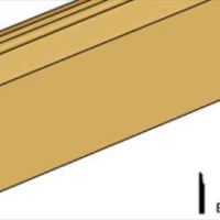 Wood Skirting Board  -  PPJ Miniatures