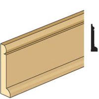 Wood Skirting Board  -  PPJ Miniatures