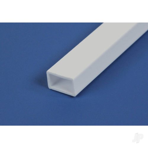 Plastic Rectangular Tube .125x.250x 14in  -  PPJ Miniatures