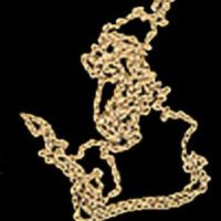 Brass Fine Link Chain 1ft  -  PPJ Miniatures