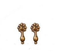 Cabinet Pulls Ant Brass  -  PPJ Miniatures